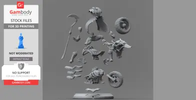 Batman Death metal comics 3D Printing Model