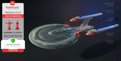 USS Enterprise NCC-1701-E 3D Printer Files | Assembly