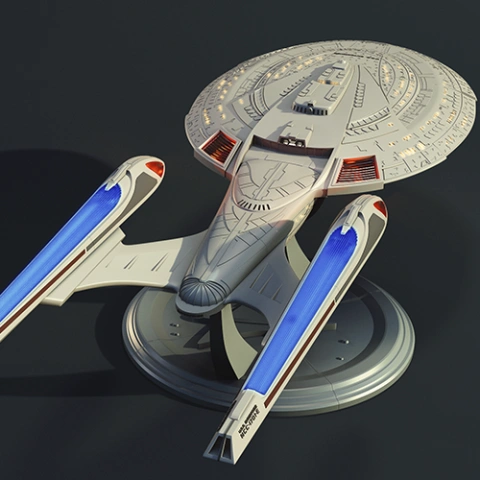 preview of USS Enterprise NCC-1701-E 3D Printing Model | Assembly 