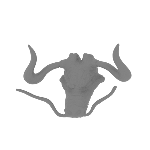 dragonhead p2 with horns.stl