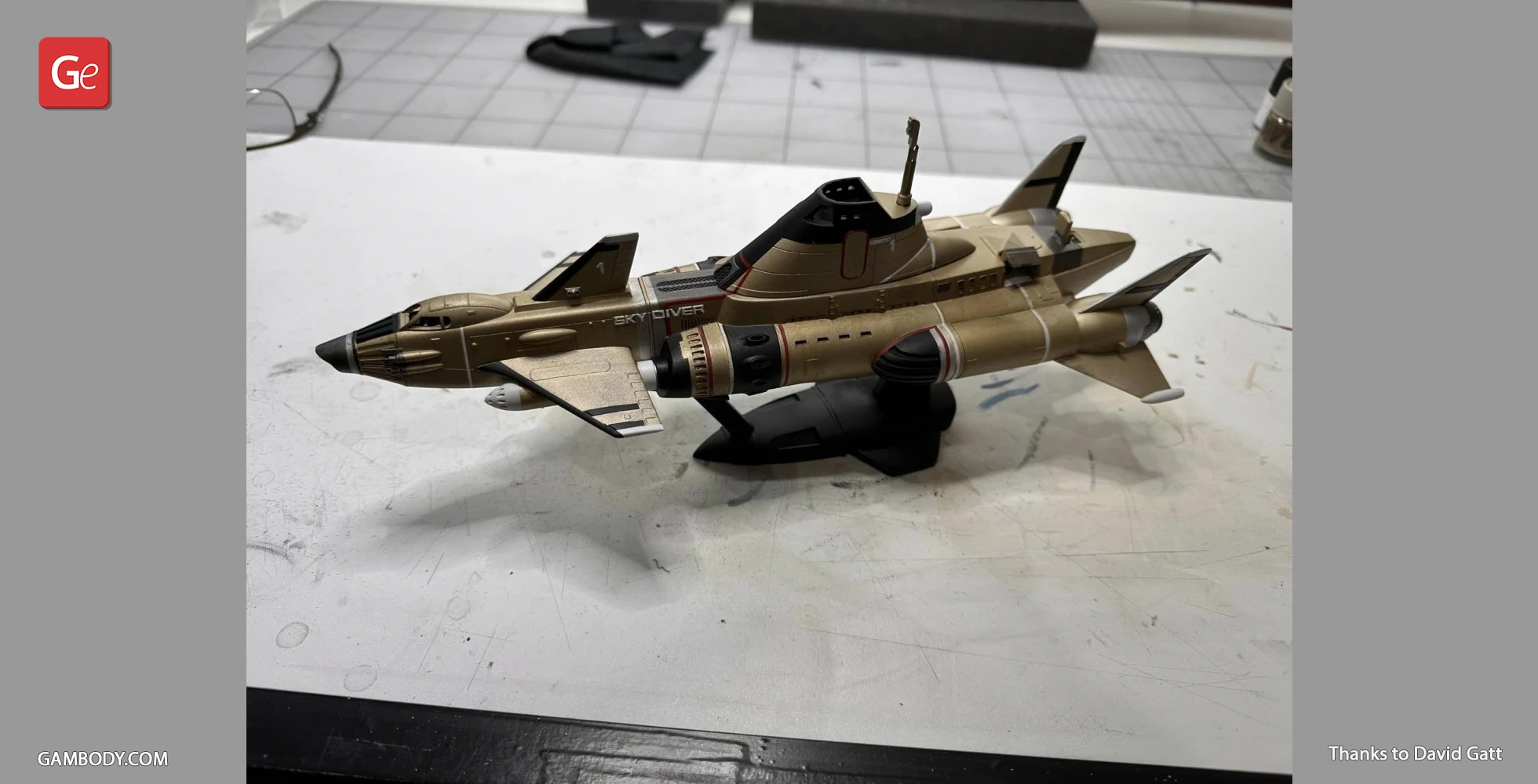 Buy SHADO Skydiver 3D Printing Model | Assembly