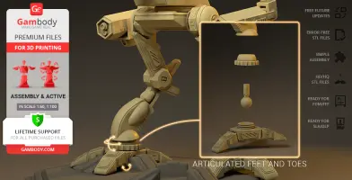 MadCat Classic Mech - STL files for 3D Printing | Gambody