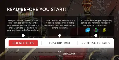 A 3D printing webpage for a 1960 time machine model with STL file options and printing guides.