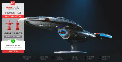 USS Voyager 3D Printer Files | Assembly