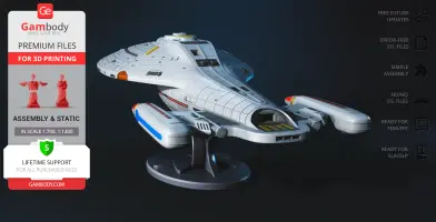 USS Voyager 3D Printer Files | Assembly