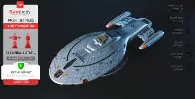 USS Voyager 3D Printer Files | Assembly