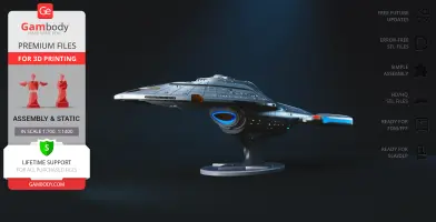 USS Voyager 3D Printer Files | Assembly