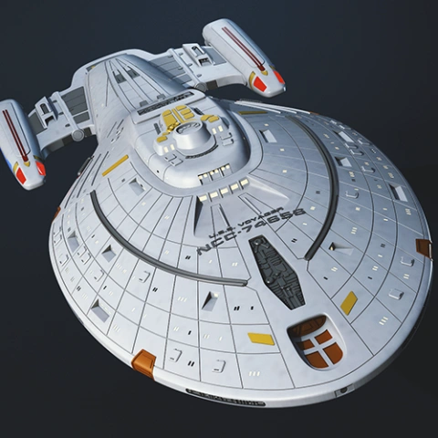 preview of USS Voyager 3D Printing Model | Assembly