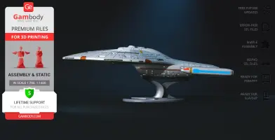USS Voyager 3D Printer Files | Assembly