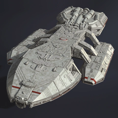 preview of Battlestar Galactica 1978 3D Printing Model | Assembly
