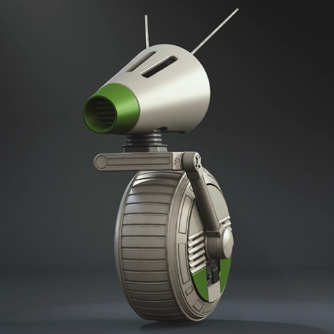 preview of D-O Droid 3D Printing Model | Assembly + Action