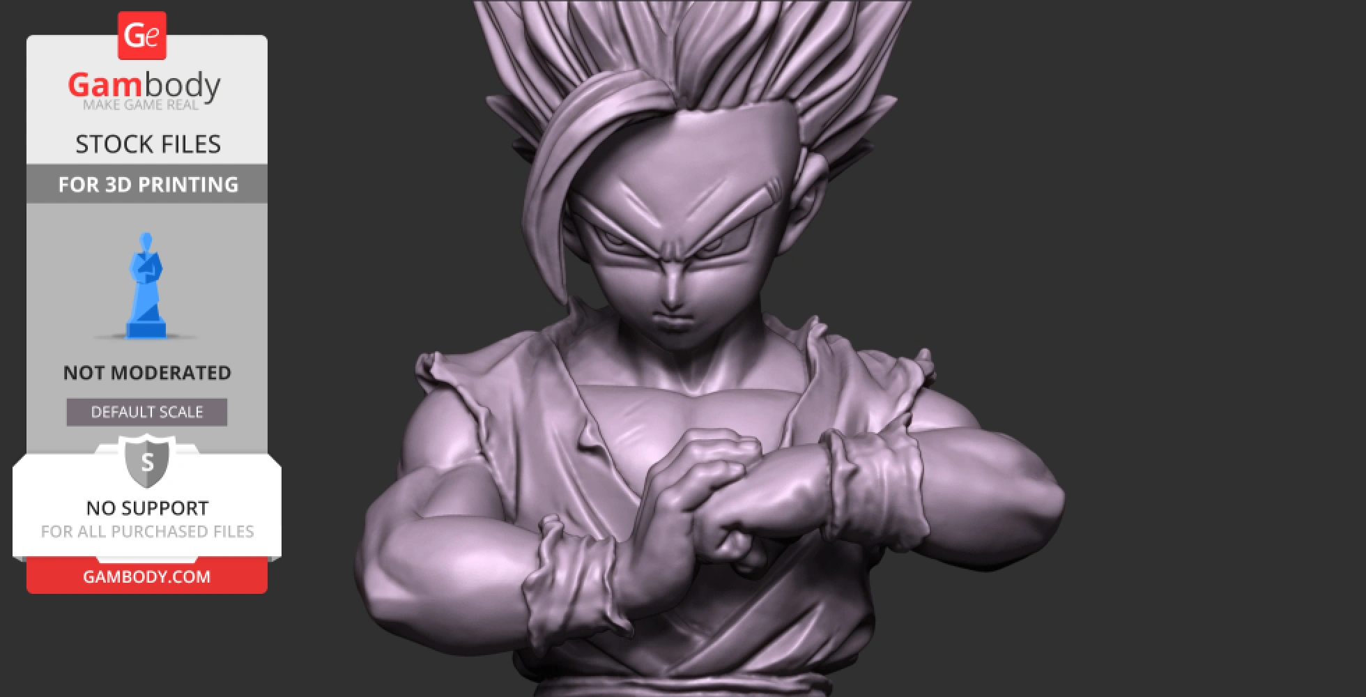 Buy Gohan (Cell Saga) 3D Printing Model