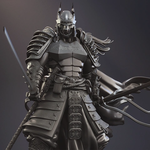 preview of Batman Ninja 3D Printing Figurine | Assembly
