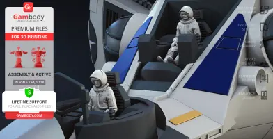 Gunstar 3D Printing Model | Assembly