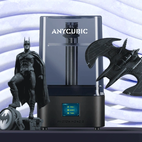 preview of Anycubic Photon Mono 2 3D printer + Batman + Batwing