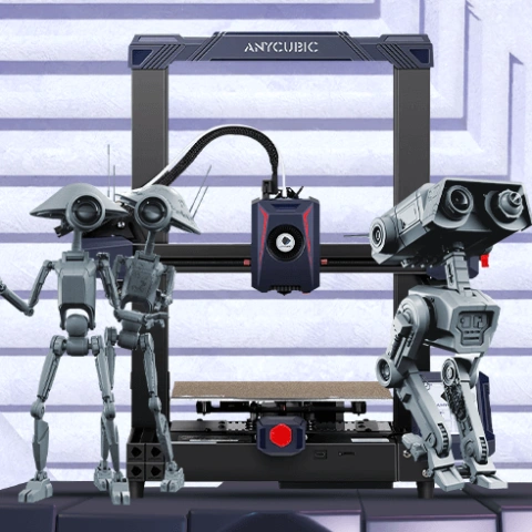 preview of Anycubic Kobra 2 3D Printer + BD-1 + Pit Droid