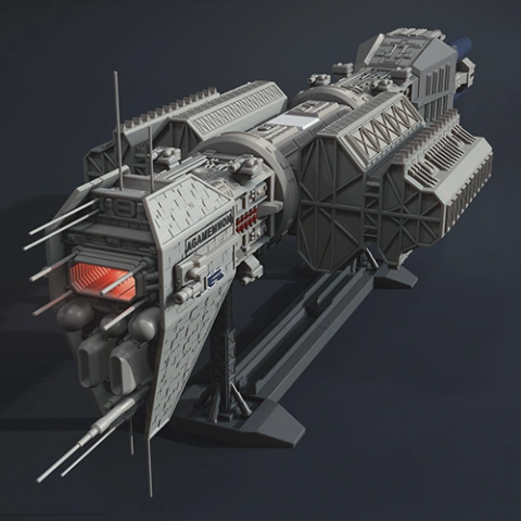 preview of EAS Omega Class Destroyer 3D Printing Model | Assembly
