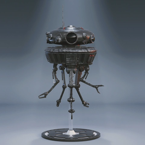 preview of Imperial Probe Droid 3D Printing Model | Assembly