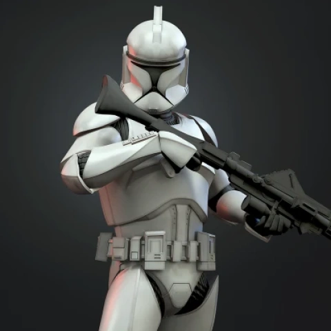 preview of Clone Trooper 3D Printing Figurine | Assembly
