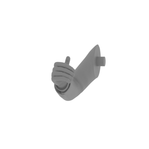 ROD_TAYLOR_right_arm (open hand option).stl