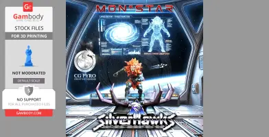 Monstar SilverHawks Retro 3D Printing Model