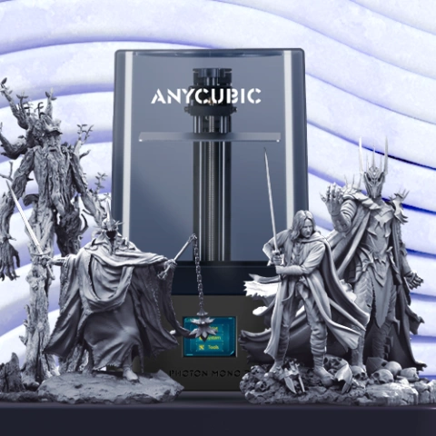 preview of Anycubic Photon Mono 2 3D Printer + Sauron + Aragorn + Lord Nazgul + Treebeard