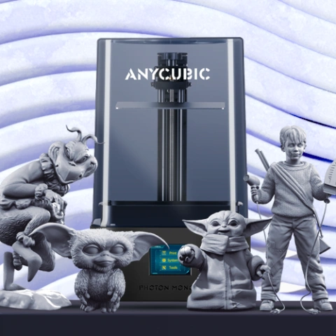 preview of Anycubic Photon Mono 2 3D Printer + Grinch + Gizmo + Grogu + Kevin