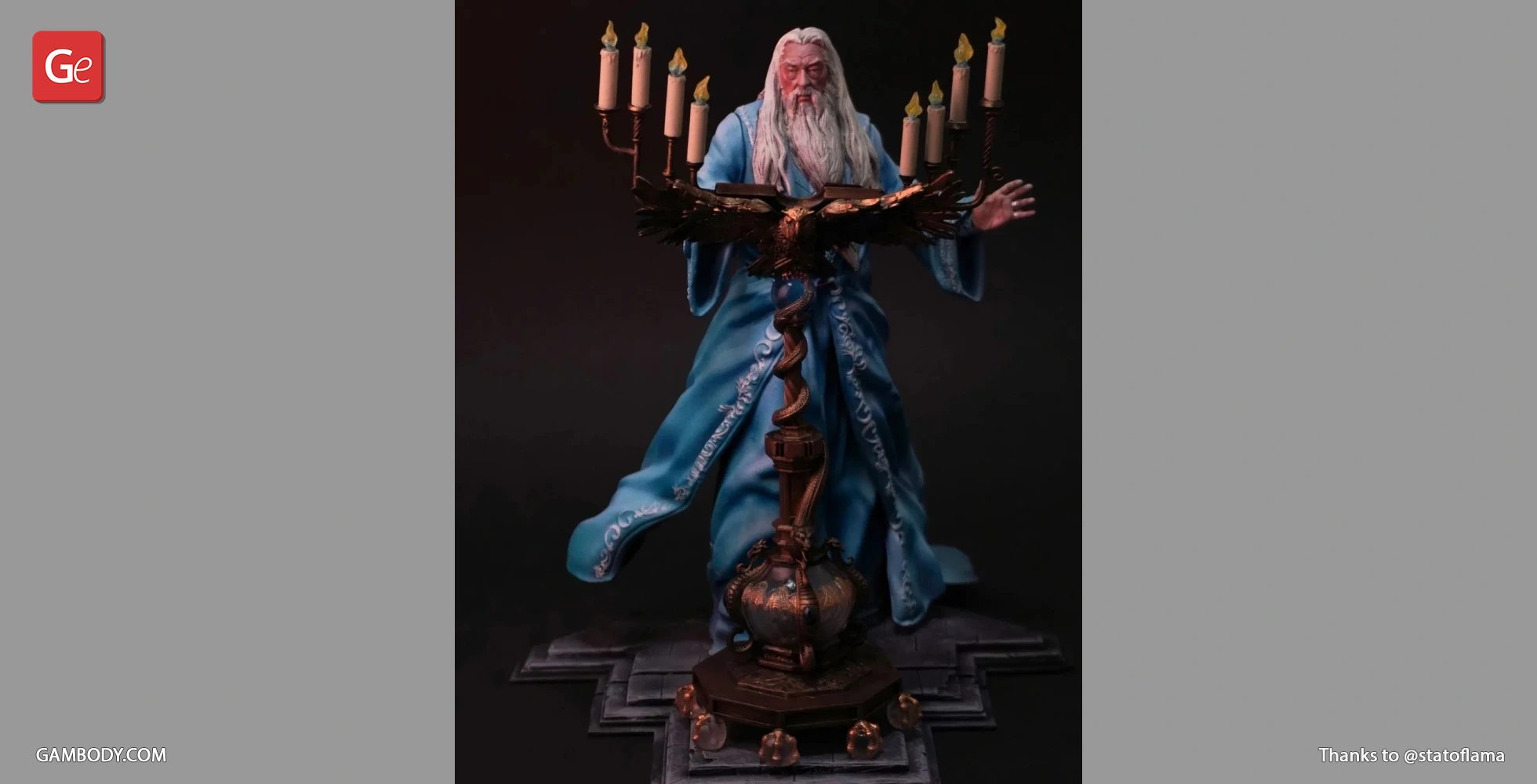 Buy Albus Dumbledore 3D Printing Figurine | Assembly