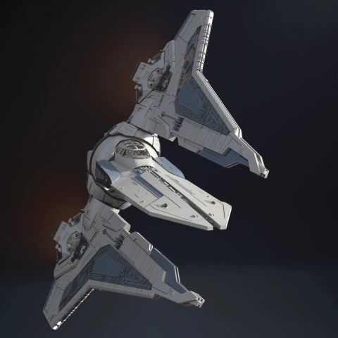 preview of Gauntlet Starfighter 3D Printing Model | Assembly
