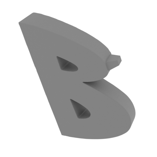 28_letter_B_FDM(repaired).stl