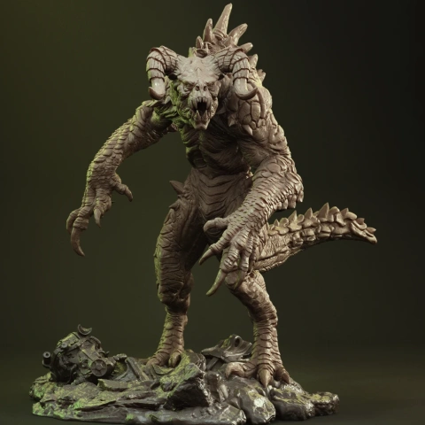 preview of Deathclaw 3D Printing Figurine | Assembly