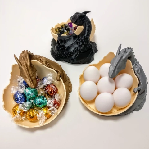 preview of Dragon Guarding Egg, Candy or Dice