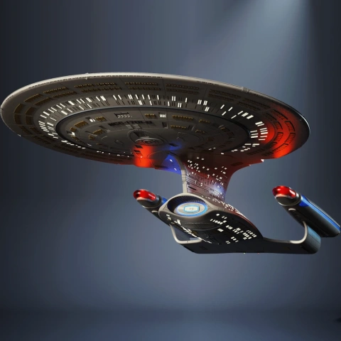 preview of USS Enterprise NCC-1701-D 3D Printing Model | Assembly