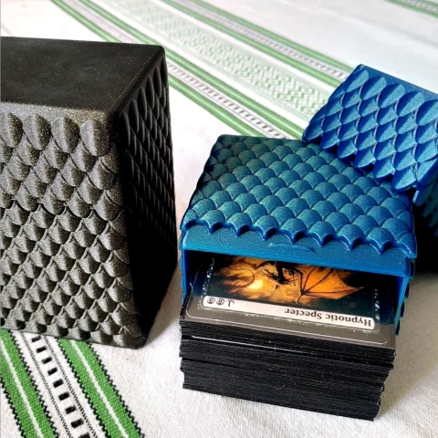 preview of Deck Box With Dragonscales for Magic the Gathering or Storage