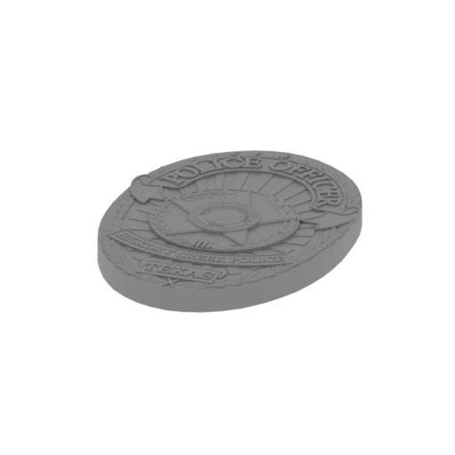 Hickory Creek Police Badge.stl