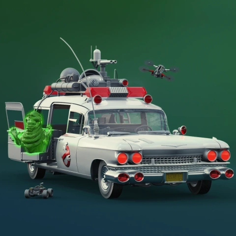 preview of Ecto-1 Frozen Empire 3D Printing Model | Assembly