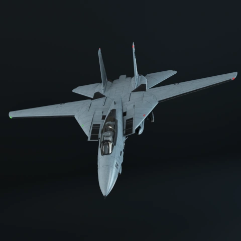 preview of F-14 Tomcat 3D Printing Model | Assembly + Active