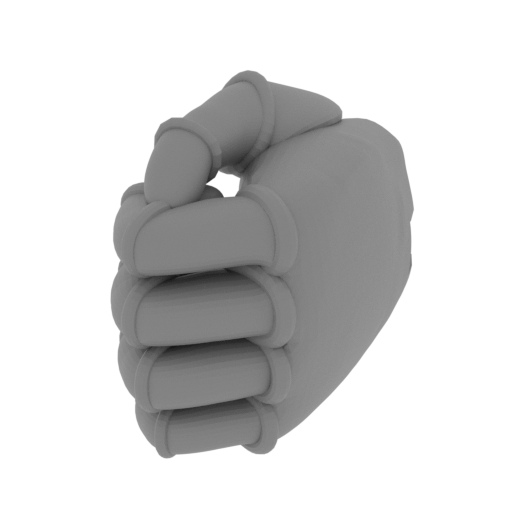 hand fist L alternative (repaired).stl