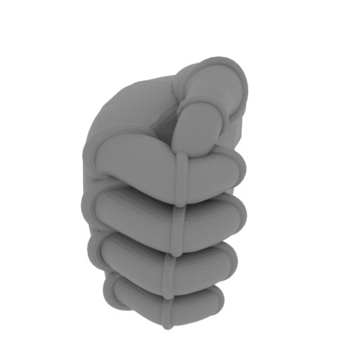 hand fist R alternative (repaired).stl