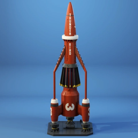 preview of Thunderbird 3 3D Printing Model | Assembly