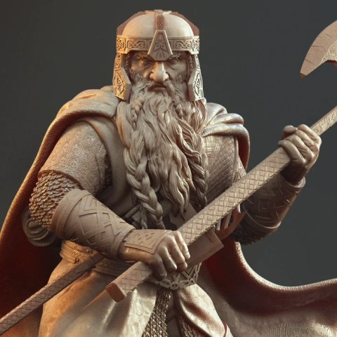 preview of Gimli 3D Printing Figurine | Assembly