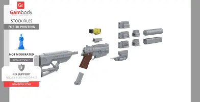 10mm Pistol Fallout 4 - STL files for 3D Printing | Gambody Stock