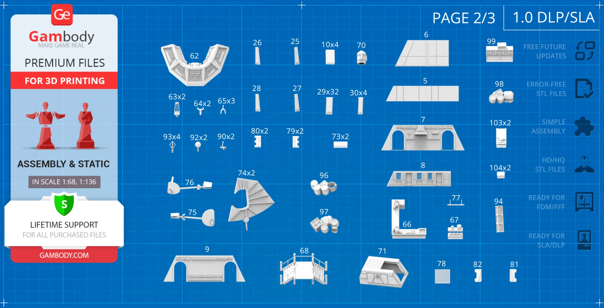 A collection of labeled 3D model parts for the Khetanna Sail Barge, displayed on a blueprint-style background.