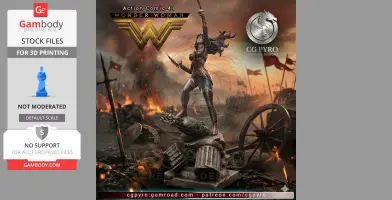 Wonder Woman Action Comics 41 3D Printing Model