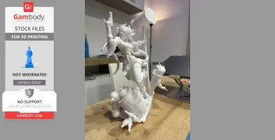 Harley Quinn Pirate 3D Printing Model