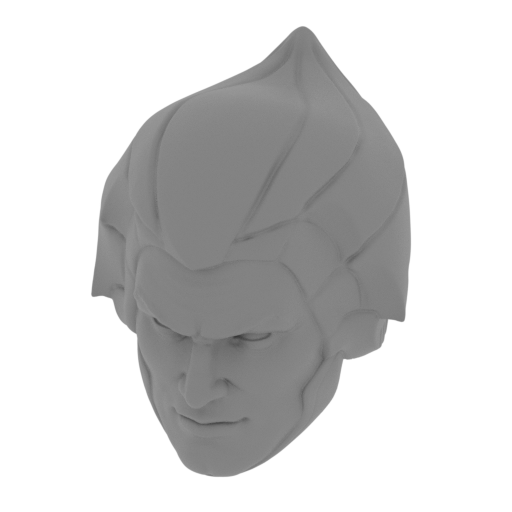 Quicksilver bust-Helmet_off.stl