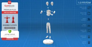 Martin Riggs Lethal Weapon – High Quality STL Files | Gambody