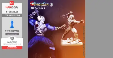 Bengali Thundercats STL 3d printing model