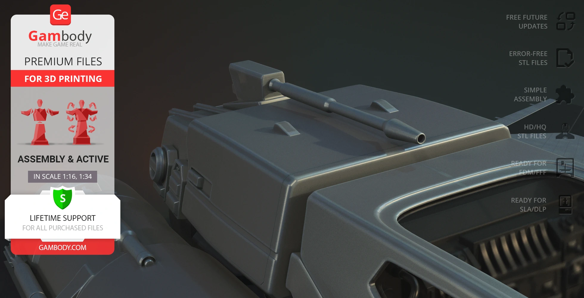 Detailed close-up of a 3D-printed Pirate Snub Fighter model from Star Wars, showcasing top panel features.