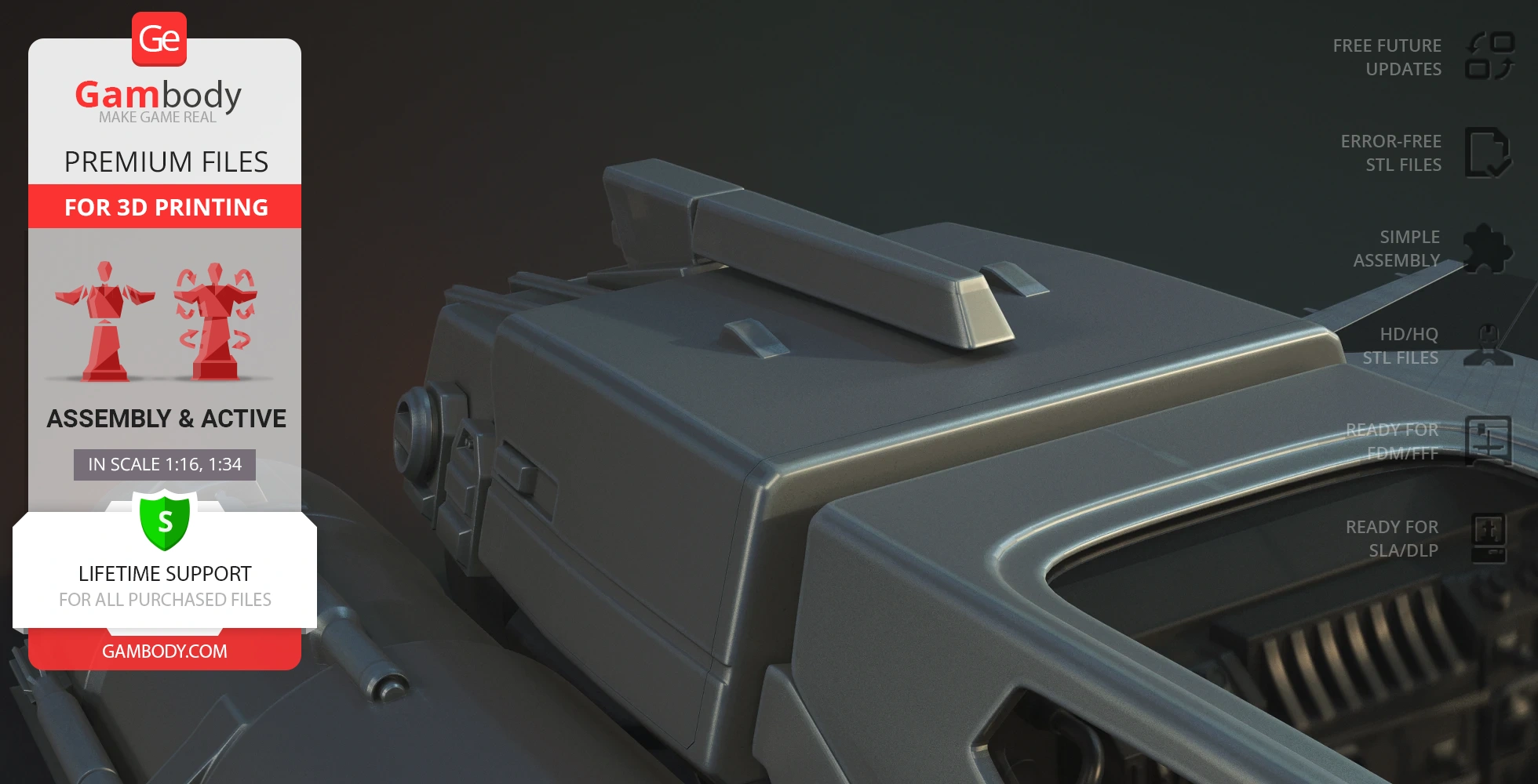 Detailed view of a 3D model of a Star Wars Pirate Snub Fighter, focusing on its upper structure.